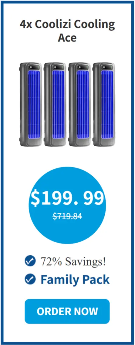 Coolizi Cooling Ace offer price 